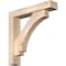 Ekena Millwork Imperial Block Smooth Bracket w/ Offset Brace, Douglas Fir, 5 1/2"W x 28"D x 28"H BKT0604X28X28IMP05SDF - alternate 1